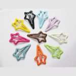 10 pcs New Cute girls Colorful Heart design Shape Fashion Kids Hair Accessories