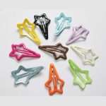 10 pcs New Cute girls Colorful Heart design Shape Fashion Kids Hair Accessories 2