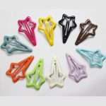 10 pcs New Cute girls Colorful Heart design Shape Fashion Kids Hair Accessories 3