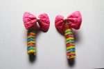 2pcs Cute Cartoon Telephone Hair Band for Kids4