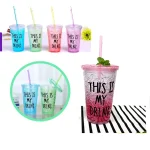 Ice Straw Cup for Fruit Juice - Image 2