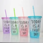 Ice Straw Cup for Fruit Juice - Image 4